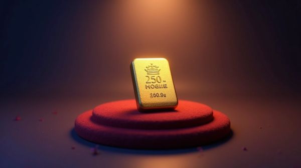Achetez un lingot d'or de 250g pour sécuriser vos actifs